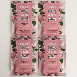 Set of 4 Love Beauty & Planet Hair Masque